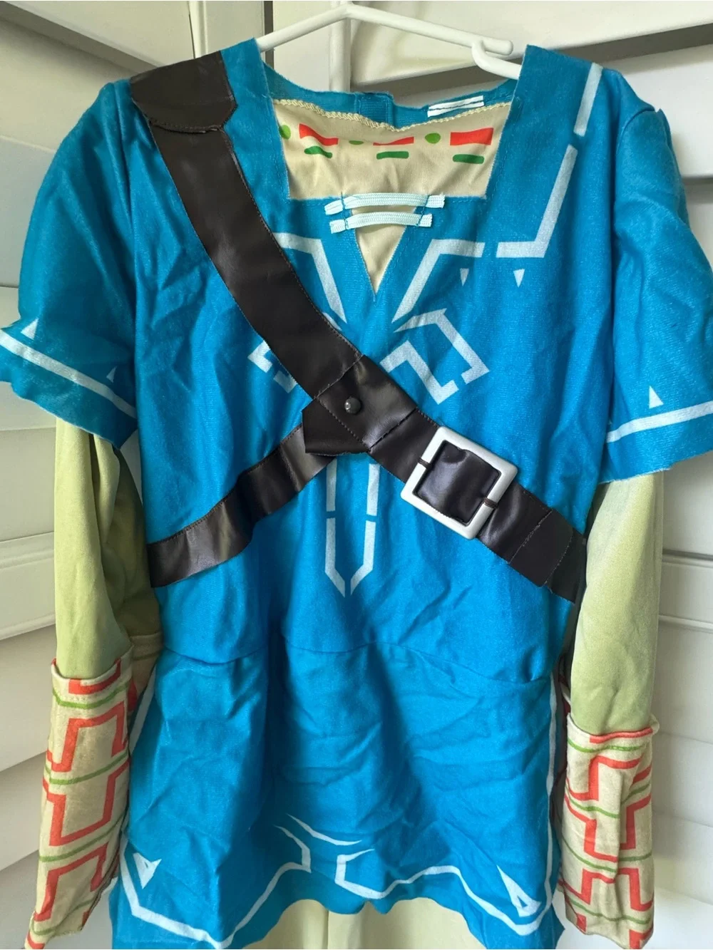 Kids Blue Adventure Hero Costume with Belt and Pouches